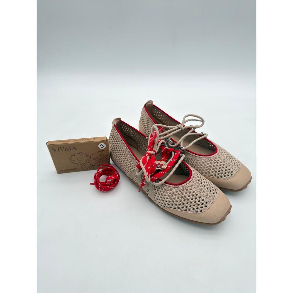 Vivaia Cecily Sporty Hybrid Mesh Mary Janes Bendable Almond Playful Charms 9.5 - Picture 2 of 11